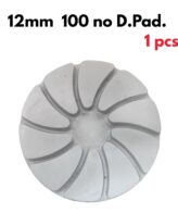 Marble science 12mm diamond marble polishing pad 100 number grid 5 pcs set
