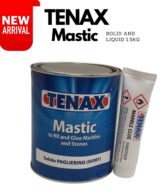 TENAX Mastic Glue & Hardener 1.5 kg ( Liquid White ) 1 set .